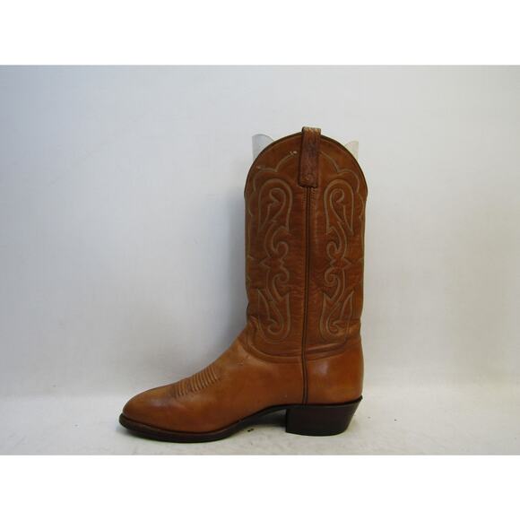 El Dorado Mens Size 11.5 D Brown All Leather Cowboy Western Boots main image 5